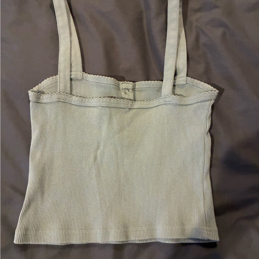 Assorted tops by Brandy Melville - floral, white and sage green - Picture 5 of 8